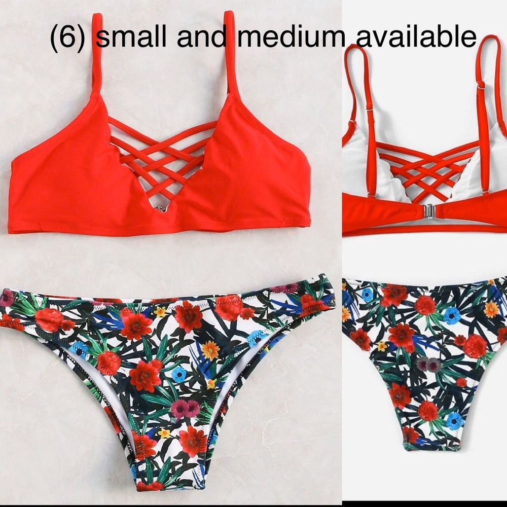 Shein two piece bathing suit bikini small and med